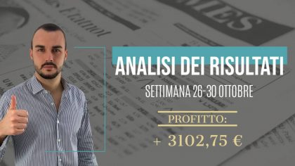 risultati trading ottobre 2020